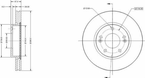 Remy RAD1176C - Brake Disc autospares.lv