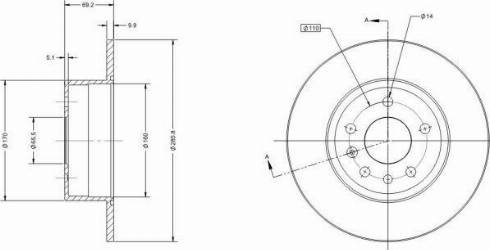 Remy RAD1170C - Brake Disc autospares.lv