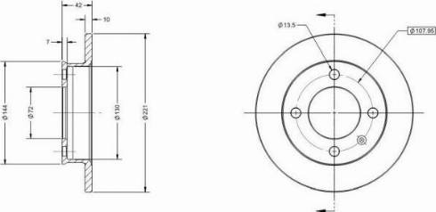 Remy RAD1858C - Brake Disc autospares.lv