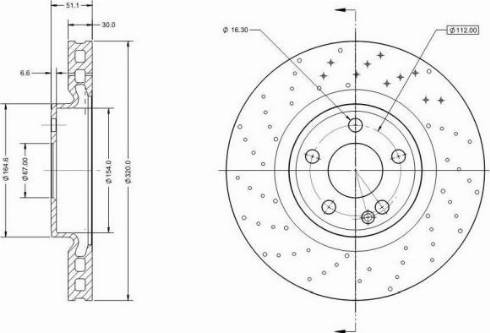 Remy RAD1809C - Brake Disc autospares.lv