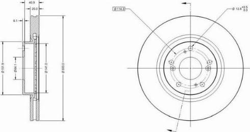 Remy RAD1805C - Brake Disc autospares.lv