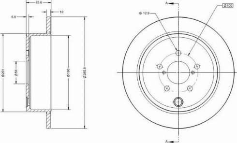 Remy RAD1811C - Brake Disc autospares.lv