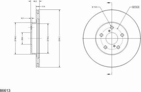 Remy RAD1888C - Brake Disc autospares.lv