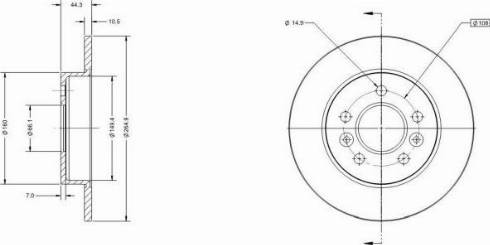 Remy RAD1882C - Brake Disc autospares.lv