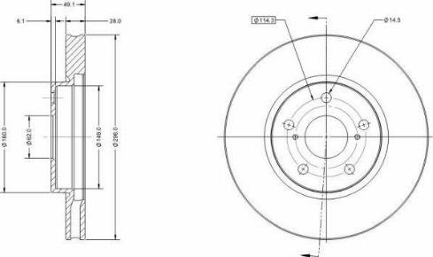 Remy RAD1823C - Brake Disc autospares.lv