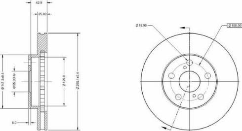 Remy RAD1875C - Brake Disc autospares.lv