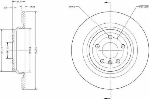 Remy RAD1871C - Brake Disc autospares.lv