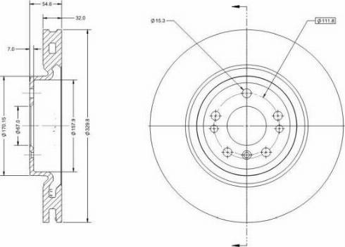 Remy RAD1872C - Brake Disc autospares.lv