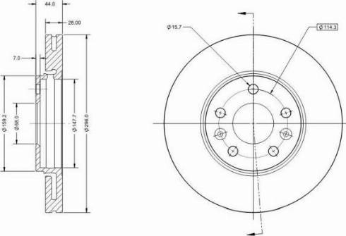 Remy RAD1391C - Brake Disc autospares.lv