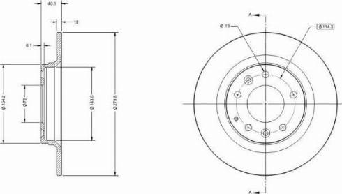 Remy RAD1398C - Brake Disc autospares.lv