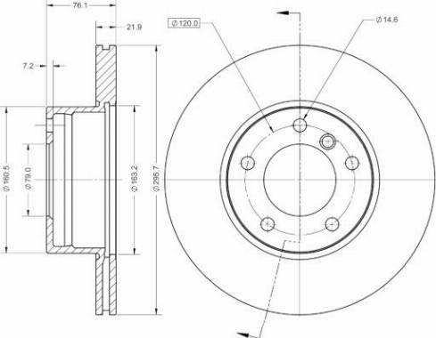 Remy RAD1344C - Brake Disc autospares.lv