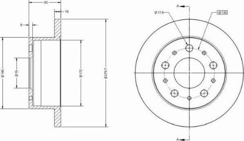 Remy RAD1346C - Brake Disc autospares.lv