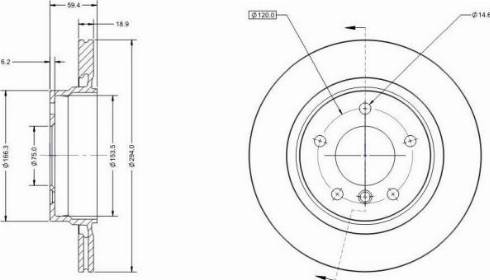 Remy RAD1341C - Brake Disc autospares.lv