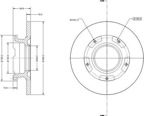 Remy RAD1360C - Brake Disc autospares.lv