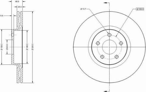 Remy RAD1361C - Brake Disc autospares.lv