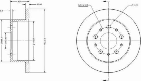 Remy RAD1316C - Brake Disc autospares.lv