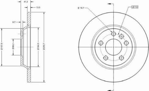 Remy RAD1311C - Brake Disc autospares.lv