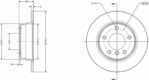 Remy RAD1380C - Brake Disc autospares.lv