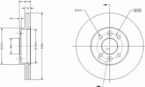 Remy RAD1383C - Brake Disc autospares.lv