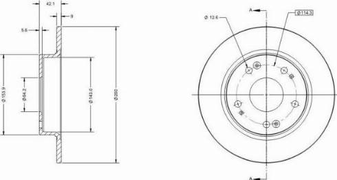 Remy RAD1336C - Brake Disc autospares.lv