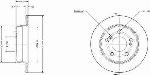 Remy RAD1329C - Brake Disc autospares.lv