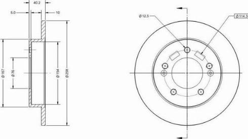 Remy RAD1322C - Brake Disc autospares.lv