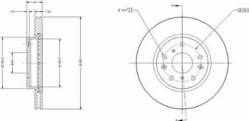 Remy RAD1376C - Brake Disc autospares.lv