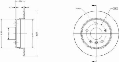 Remy RAD1378C - Brake Disc autospares.lv