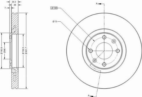 Remy RAD1377C - Brake Disc autospares.lv