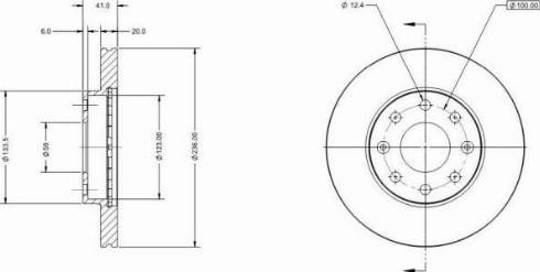 Remy RAD1291C - Brake Disc autospares.lv