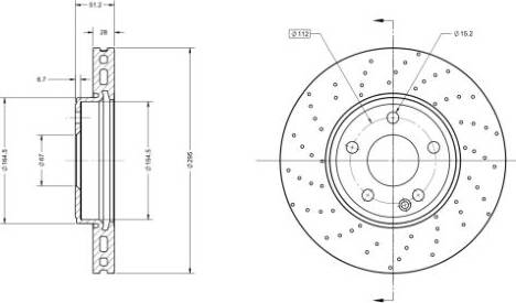 Remy RAD1240C - Brake Disc autospares.lv