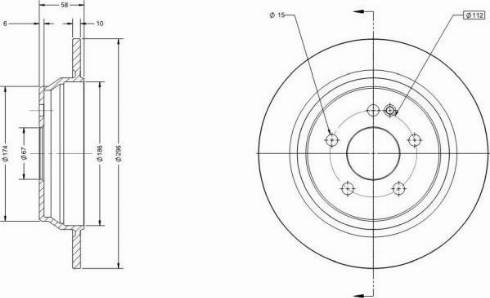 Remy RAD1254C - Brake Disc autospares.lv