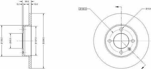 Remy RAD1252C - Brake Disc autospares.lv