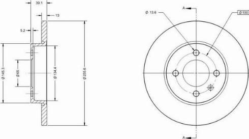 Remy RAD1269C - Brake Disc autospares.lv