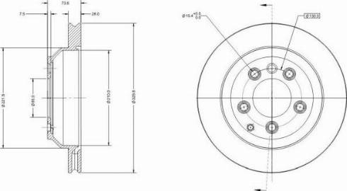 Remy RAD1266C - Brake Disc autospares.lv