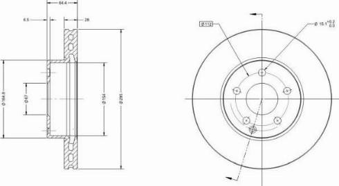 Remy RAD1262C - Brake Disc autospares.lv