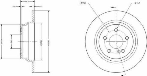 Remy RAD1202C - Brake Disc autospares.lv