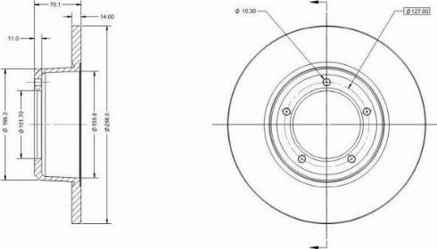 Remy RAD1210C - Brake Disc autospares.lv