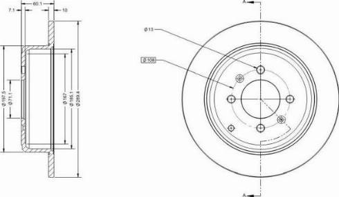 Remy RAD1218C - Brake Disc autospares.lv