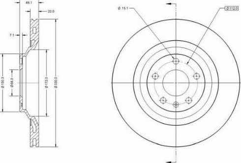 Remy RAD1283C - Brake Disc autospares.lv