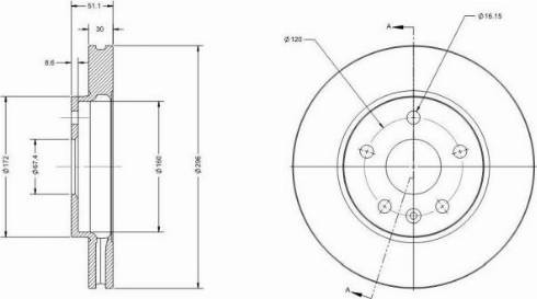 Remy RAD1231C - Brake Disc autospares.lv