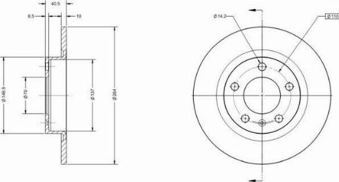 Remy RAD1233C - Brake Disc autospares.lv