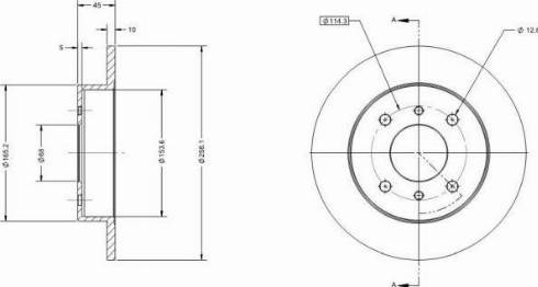 Remy RAD1227C - Brake Disc autospares.lv