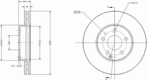 Remy RAD1279C - Brake Disc autospares.lv