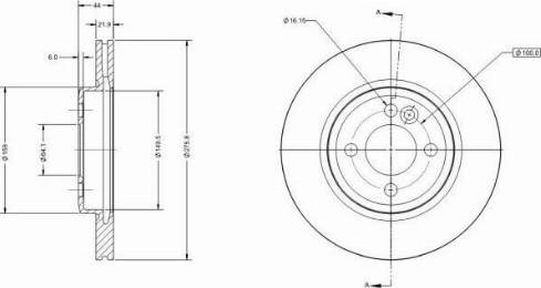 Remy RAD1277C - Brake Disc autospares.lv