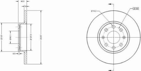 Remy RAD1797C - Brake Disc autospares.lv