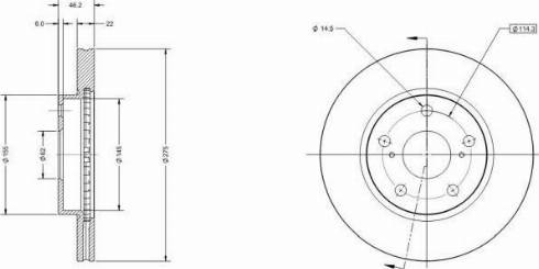 Remy RAD1751C - Brake Disc autospares.lv