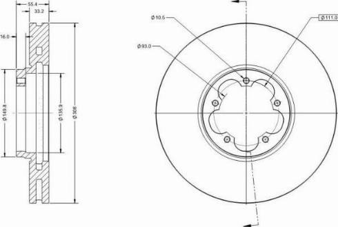 Remy RAD1767C - Brake Disc autospares.lv