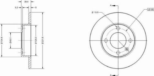 Remy RAD1711C - Brake Disc autospares.lv