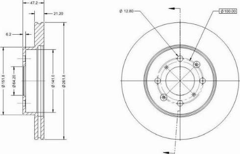 Remy RAD1787C - Brake Disc autospares.lv